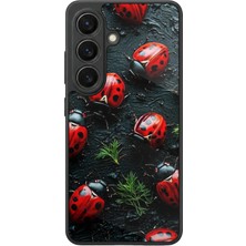 Aksel Kılıf Samsung Galaxy S26 Uyumlu Glossy Premium Mat Siyah Baskılı Silikon Kılıf