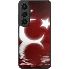 Aksel Kılıf Samsung Galaxy S26 Uyumlu Glossy Premium Mat Siyah Baskılı Silikon Kılıf