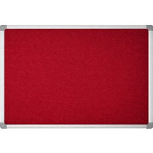 Kumaş Kaplı Mantar Pano - Okul Pano Su 120X140 cm Çuha Pano - Sınıf Panosu - Alüminyum Çerçeve