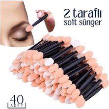 Pazarcan Göz Farı Süngeri 40’lı Paket – Çift Uçlu, Profesyonel Makyaj Aplikatörü 718662