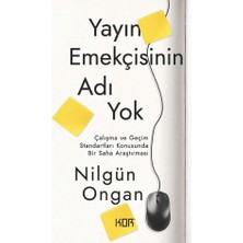Kor Kitap Yayın Emekçisinin Adı Yok