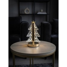 Vezza Home 3 Modlu LED Kristal Çam Ağacı Gece Lambası - Gün Işığı & Beyaz Işık Dekoratif Masa Lambası