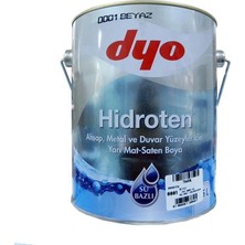 Pazarcan Hidroten Yarı Mat Sentetik Metal Ahşap Boyası 2,5 Litre