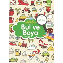 0-6 Yaş Yayınları Bul ve Boya Yeşil Kitap