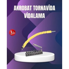 Pazarcan 12 Parça Vidalama Uç Seti Akrobat Tasarım Dayanıklı Metal