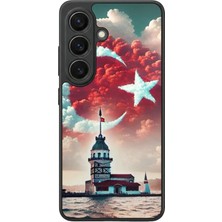 Aksel Kılıf Samsung Galaxy S26 Uyumlu Glossy Premium Mat Siyah Baskılı Silikon Kılıf