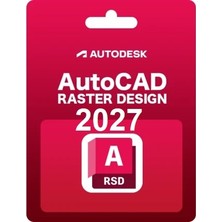 Autodesk Autocad Raster Design 2027 (Windows) - 1 Pc 3 Yıl (Full Sürüm)