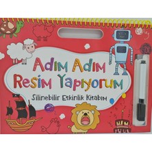 Net Çocuk Yayınları Adım Adım Resim Yapıyorum - Kırmızı