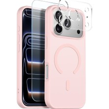 Teleplus iPhone 17 Pro Kılıf Babet Translucent 3in1 Msafe Şarj Özellikli Kapak + Ekran Koruyucu