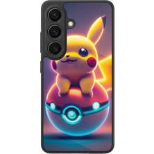 Aksel Kılıf Samsung Galaxy S26 Uyumlu Glossy Premium Mat Siyah Baskılı Silikon Kılıf
