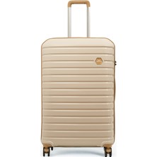 Ground 10663 Kırılmaz Polipropilen Kırılma 3 Lü Set Valiz (Küçük Orta Büyük)