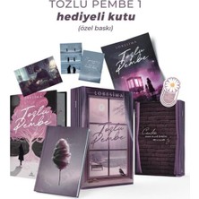 Alvera Tozlu Pembe 1 – Ciltli Yan Boyamalı Hediyeli Kutu