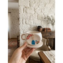 Ceres Shop Ceresshopelyapımı Çiçekli & Ev Figürlü Harf Charmlı  (Istediğiniz Harf Için Sipariş Sonrası Mesajla Belirtin)