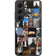 Aksel Kılıf Samsung Galaxy S26 Uyumlu Glossy Premium Mat Siyah Baskılı Silikon Kılıf