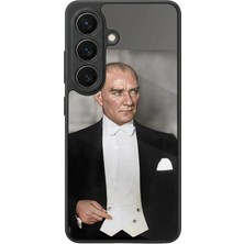 Aksel Kılıf Samsung Galaxy S26 Uyumlu Glossy Premium Mat Siyah Baskılı Silikon Kılıf