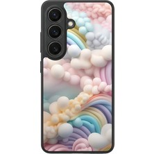 Aksel Kılıf Samsung Galaxy S26 Uyumlu Glossy Premium Mat Siyah Baskılı Silikon Kılıf