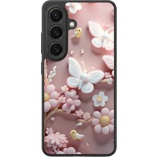Aksel Kılıf Samsung Galaxy S26 Uyumlu Glossy Premium Mat Siyah Baskılı Silikon Kılıf