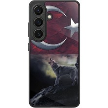 Aksel Kılıf Samsung Galaxy S26 Uyumlu Glossy Premium Mat Siyah Baskılı Silikon Kılıf