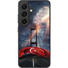 Aksel Kılıf Samsung Galaxy S26 Uyumlu Glossy Premium Mat Siyah Baskılı Silikon Kılıf