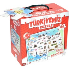 Pazarcan Türkiyemiz 24 Parça Yer Puzzle