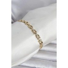 Pazarcan Xuping Zincir Model Gold Renk Kadın Bileklik