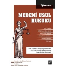 Gazi Kitabevi Reform Serisi Medeni Usul Hukuku