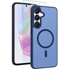 Teleplus Samsung Galaxy S25 Fe Kılıf Babet Translucent Mat Msafe Şarj Özellikli Kapak + Ekran Koruyucu