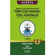 Astana Yayınları Alesta Türk Ceza Hukuku Özel Hükümler