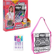 İsingir Shopping 2ın1 Omuz Çantası Boyama Seti