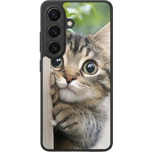 Aksel Kılıf Samsung Galaxy S26 Uyumlu Glossy Premium Mat Siyah Baskılı Silikon Kılıf
