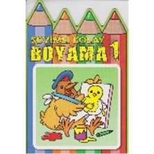 Parıltı Yayınları Sevimli Kolay Boyama 1