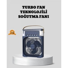 Pileli Store Sessiz Çalışan Turbo Fan Güçlü Hava Akışlı Masa Üstü Vantilatör
