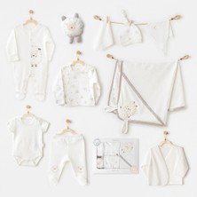 Pazarcan AC25561 Newborn Set Tinny Ships 10'lu Hastane Çıkışı Ekru