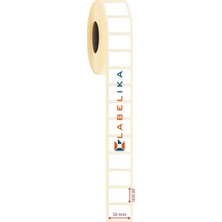 Labelika 30 mm x 20 mm Kuşe Etiket (Ruloda 2.000 Adet)