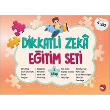 Beyaz Balina Yayınları Dikkatli Zeka Eğitim Seti 1. Kitap (4 Yaş)