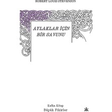 Kafka Yayınevi Aylaklar Için Bir Savunu