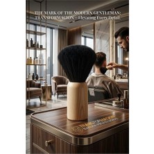 İsingir Shopping Profesyonel Ahşap Saplı Berber Fırçası - Lüks Seri 722961