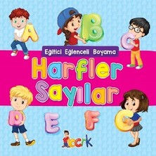 Bıcırık Yayınları Harfler Sayılar - Eğitici Eğlenceli Boyama