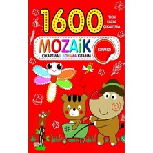 0-6 Yaş Yayınları 1600 Mozaik Çıkartmalı Boyama Kitabım Kırmızı