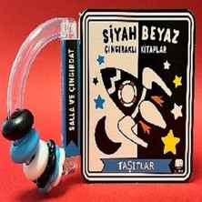 Uçan Fil Yayınları Siyah -  Beyaz Çıngıraklı Kitaplar - Taşıtlar (Ciltli)