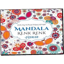 Evrensel İletişim Yayınları Mandala Renk Renk Çiçekler