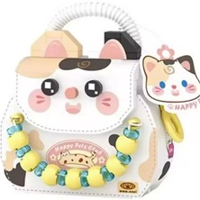 İsmiyle Al Ismiyl LZ-8843  Kedi Figürlü Meyve Çantası 360 Parça Block Oyuncak 255669