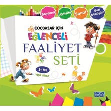 Parıltı Yayınları Eğlenceli Faaliyet Seti - Yeşil Kitap - 3+ Yaş