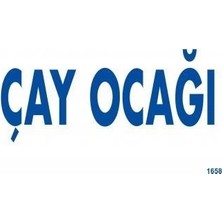 İsingir Shopping Çay Ocağı Uyarı Levhası 17,5X25 KOD:1658