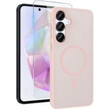 Teleplus Samsung Galaxy S24 Plus Kılıf Babet Translucent Mat Msafe Şarj Özellikli Kapak + Ekran Koruyucu