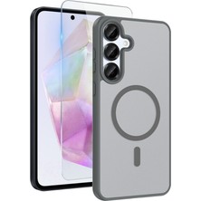 Teleplus Samsung Galaxy A57 Kılıf Babet Translucent Mat Kapak + Ekran Koruyucu