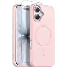 Teleplus iPhone 17 Kılıf Babet Translucent Mat Msafe Şarj Özellikli Kapak + Ekran Koruyucu