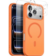 Teleplus iPhone 17 Pro Max Kılıf Babet Translucent 3in1 Msafe Şarj Özellikli Kapak + Ekran Koruyucu