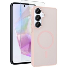 Teleplus Samsung Galaxy S26 Kılıf Babet Translucent Mat Msafe Şarj Özellikli Kapak + Ekran Koruyucu