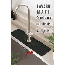 İsingir Shopping Su Emici Lavabo Matı Hızlı Emen Musluk Matı